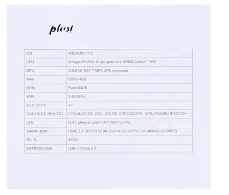 4GB 32GB Android 11 8K Tv Box Mediaspeler  Box 4K Amlogic S905X4