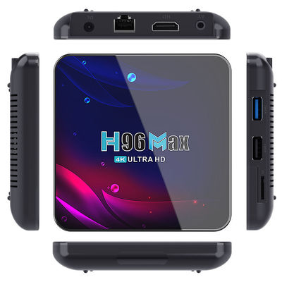 Aangepaste Rk3318 H96 Set Top Box Max 4k Android 10.0 Quad Core H96max