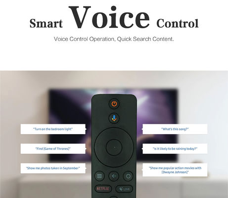 TVMATE Bluetooth4.2 spraakgestuurde tv-afstandsbediening voor Android-settopbox