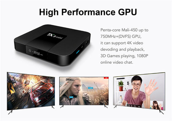 Android Smart Amlogic S905x3 Android Tv Box Mini 2G 16G 4K H.265 2.4G Streamer-ontvanger