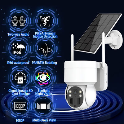 Waterdichte lange afstand slimme PTZ-camera WIFI CCTV-bewakingssysteem HD1080P