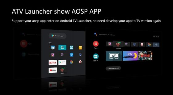 Van de Doos4k HD Netflix Google TV van Android10.0ott TV de Doos Media Player ATV