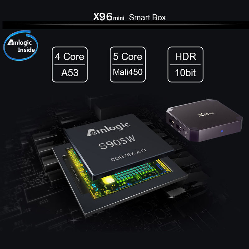 X96mini Full HD 1080p Neflix Smart Neflix tv-box 2 GB 8 GB 16 GB 4 GB 32 GB 4K 8K