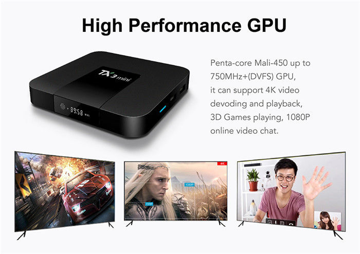 Android Smart Amlogic S905x3 Android Tv Box Mini 2G 16G 4K H.265 2.4G Streamer-ontvanger
