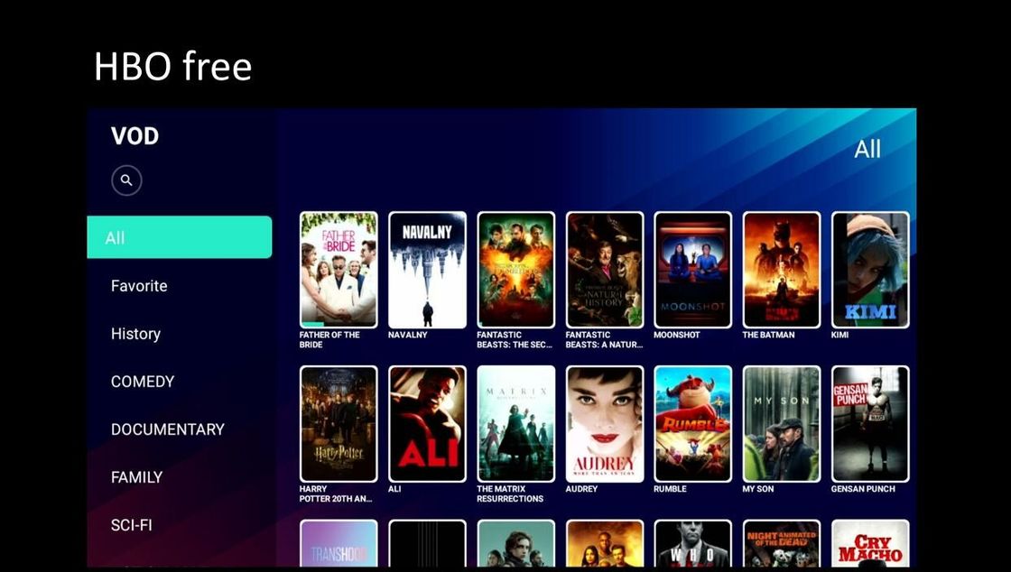 3D van de Doosgoogle van 4K OTT Slimme Doos van TV met Betrouwbare de Kern4k ATV Speler van de Netwerkvierling